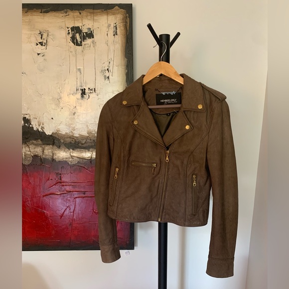 Leather jacket by Members Only - Picture 2 of 2